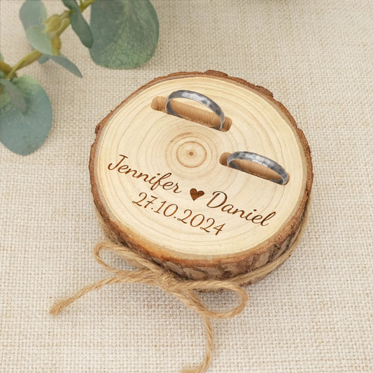 Personalised Wedding Ring Bearer Box