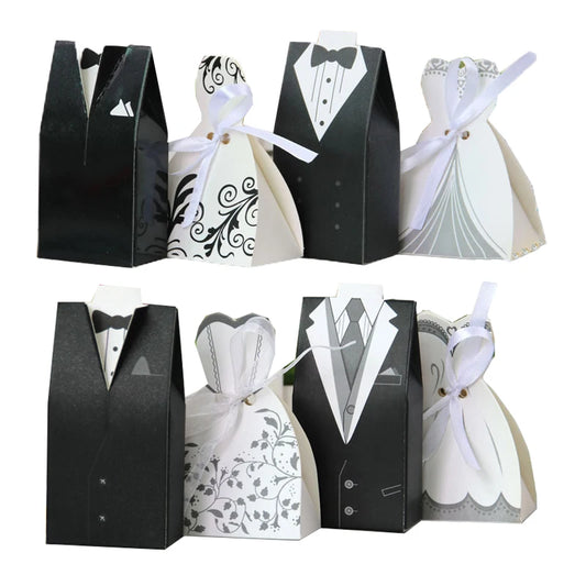 Bride And Groom Wedding Favour Boxes