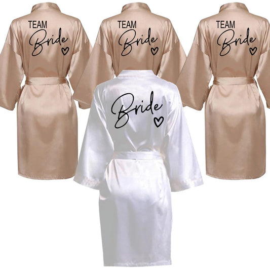 Champagne Wedding Party Robes