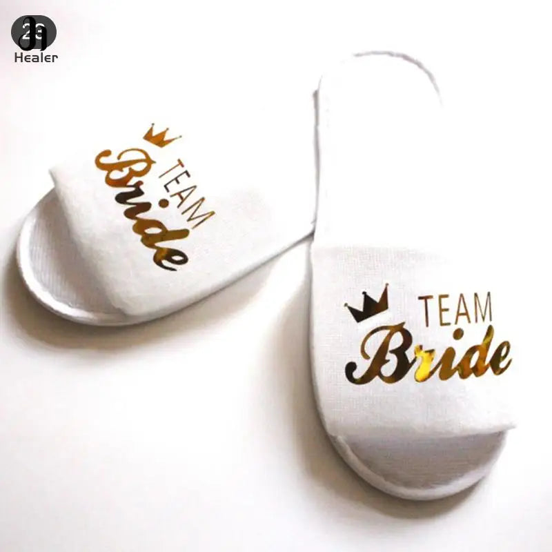 Custom Bridal Party Slippers