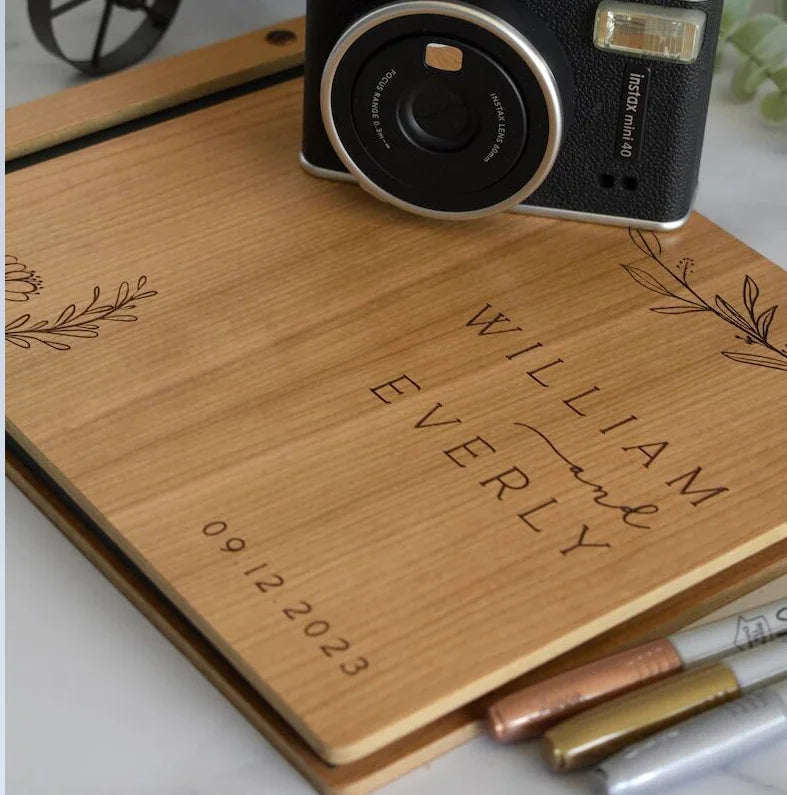 Personalised Rustic Guest Book