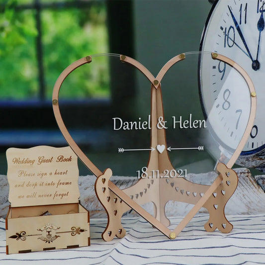 Personalised Wedding Guest Book Alternative