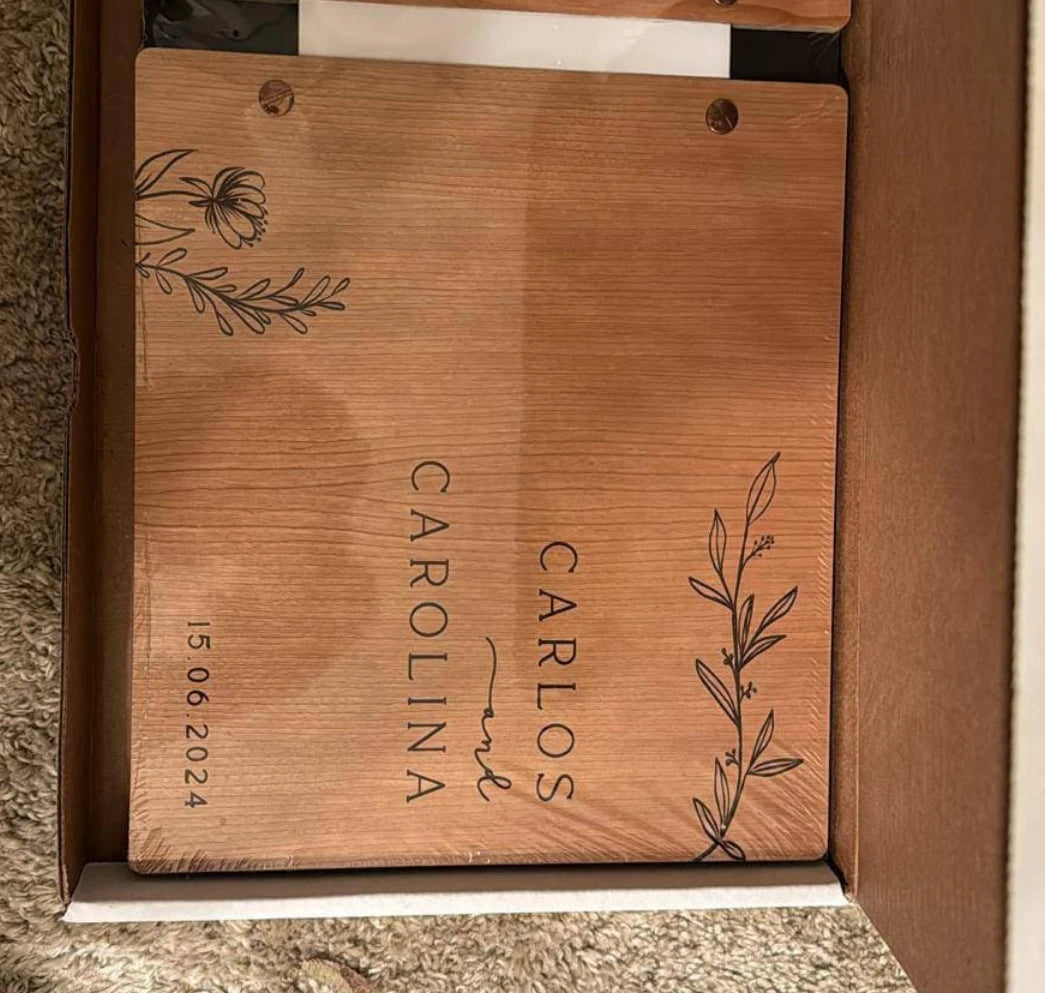 Personalised Rustic Guest Book