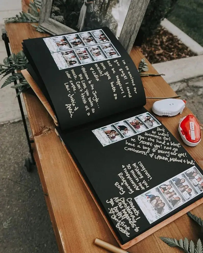 Personalised Rustic Guest Book