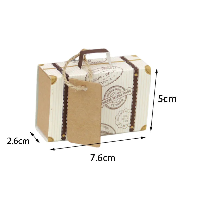 Mini Suitcase Wedding Favour Boxes