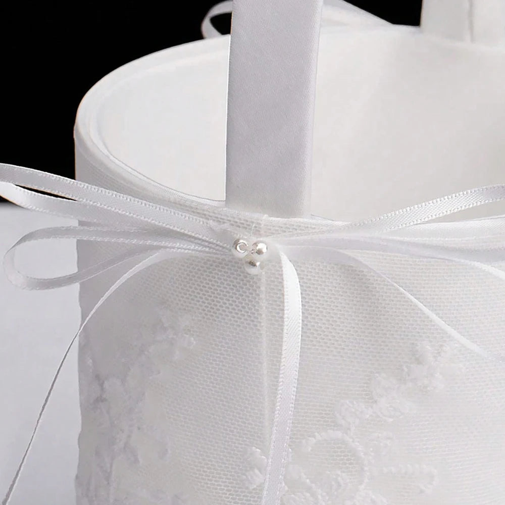 Flower Girl Basket and Ring Bearer Pillow