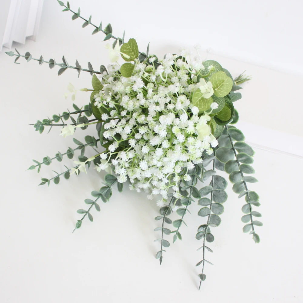 Artificial Gypsophila and Eucalyptus Bundles