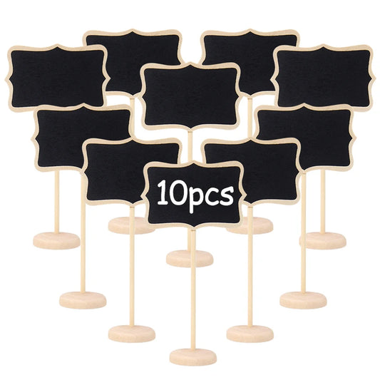 Mini Chalkboard Table Number Signs