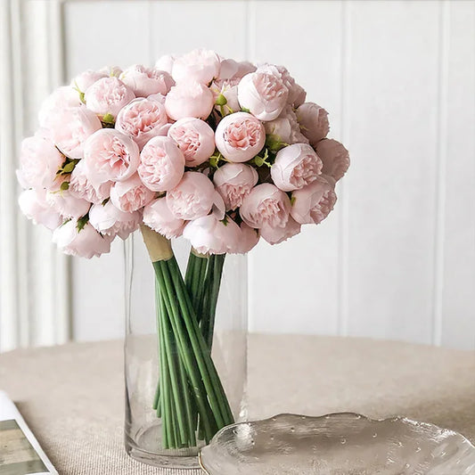 Artificial Silk Peonies