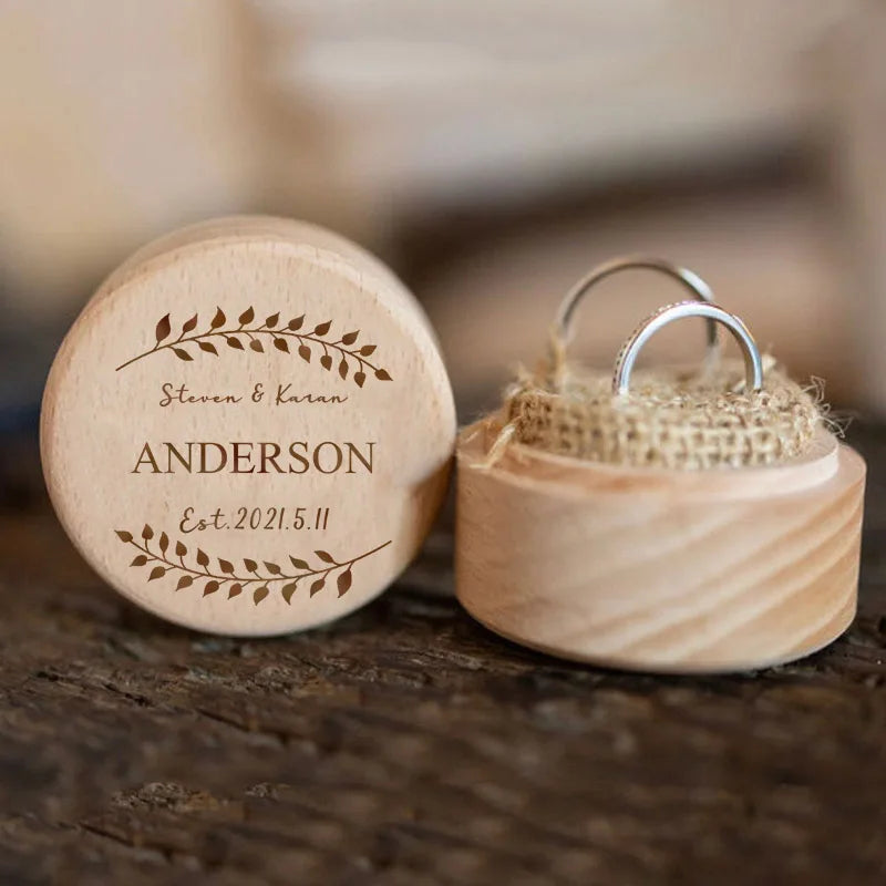 Personalised Ring Bearer Box