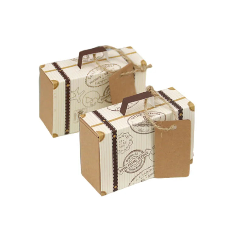 Mini Suitcase Wedding Favour Boxes