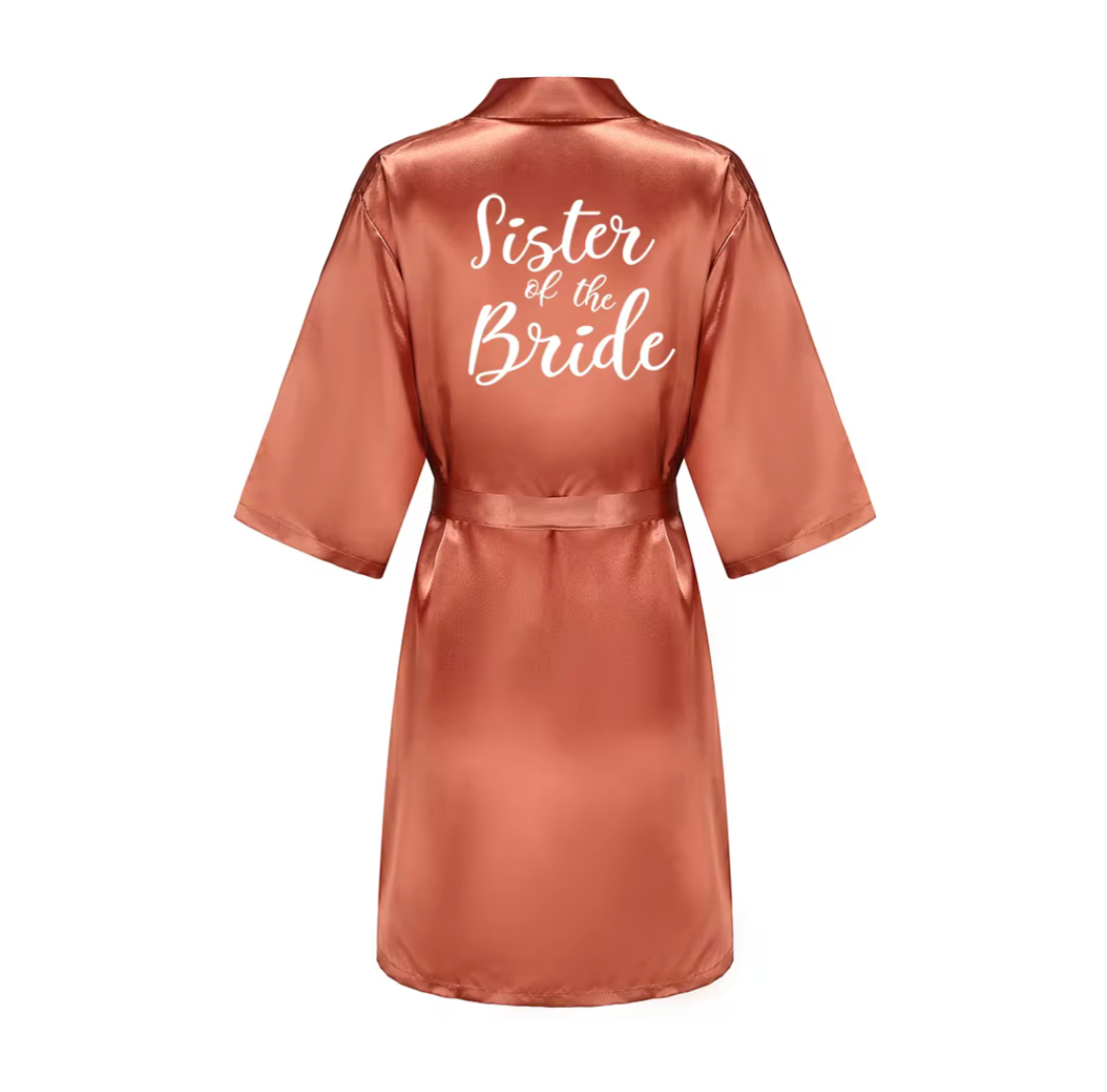 Burnt Orange Wedding Party Robes