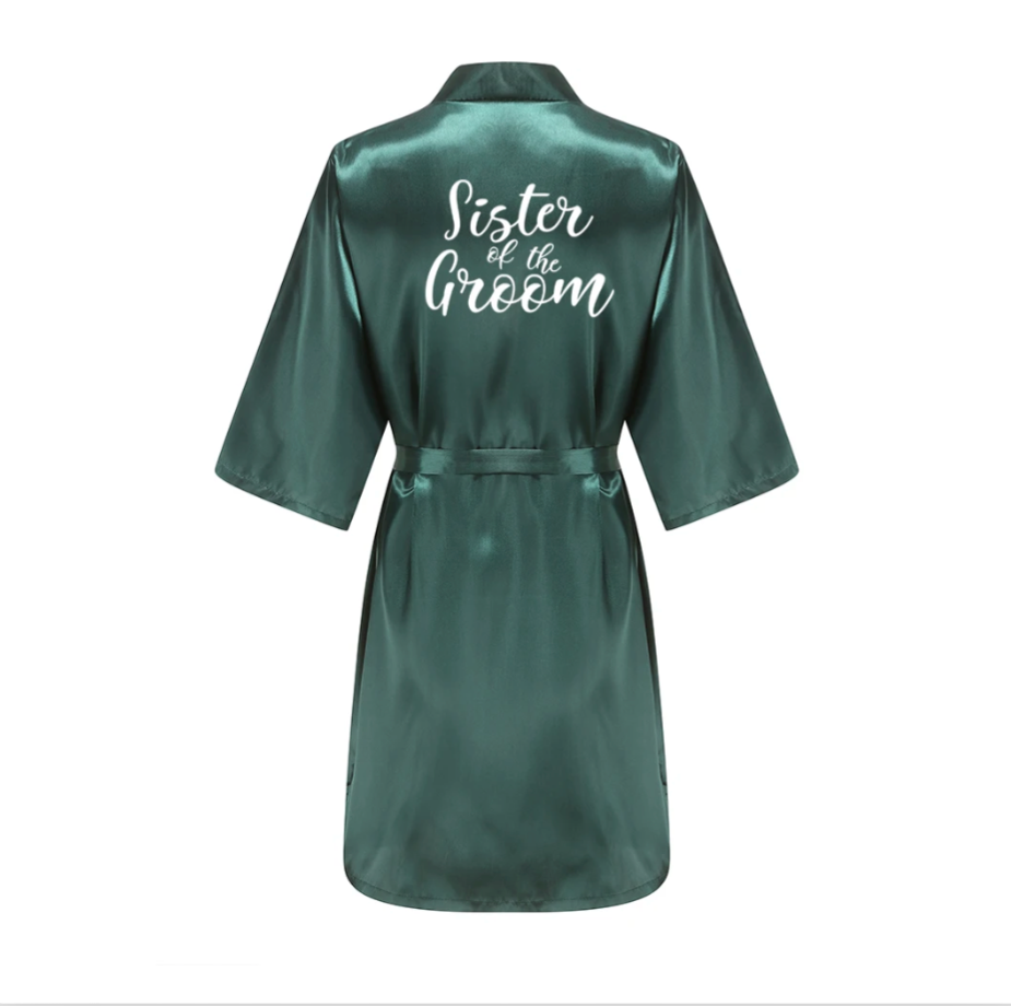 Emerald Green Wedding Party Robes