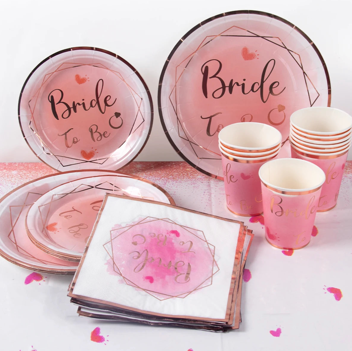 "Bride To Be" Tableware Sets