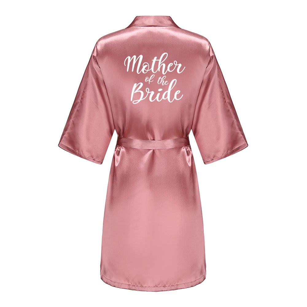 Dusky Pink Wedding Party Robes