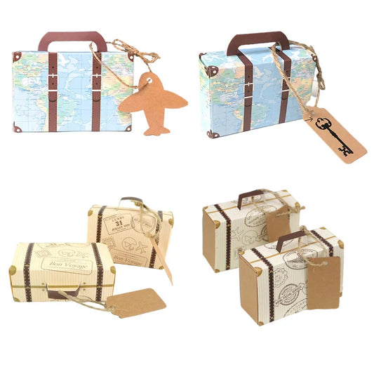 Mini Suitcase Wedding Favour Boxes