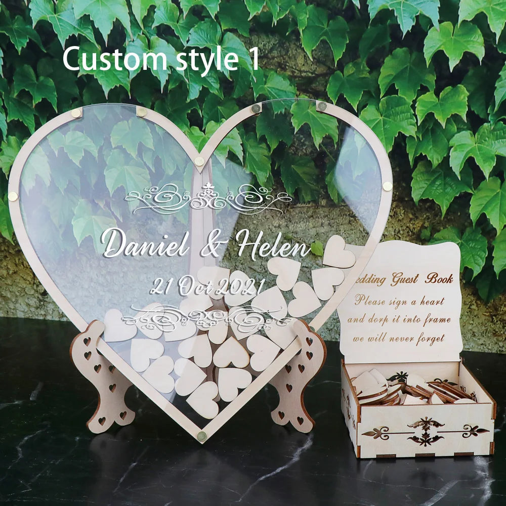 Personalised Wedding Guest Book Alternative