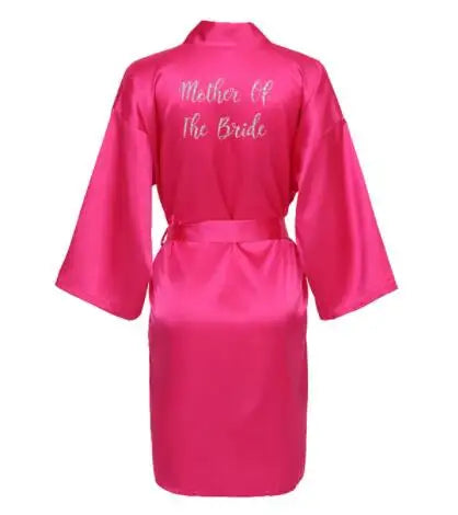 Hot Pink Wedding Party Robes