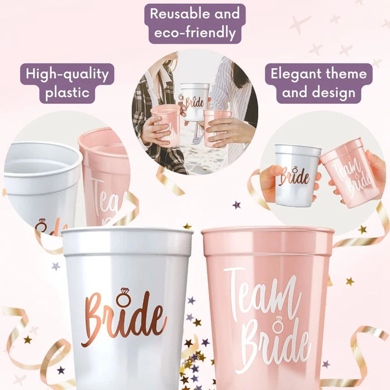 Team Bride Reusable Cup Sets